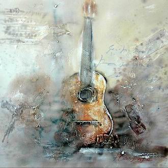Musical Instrument oil painting